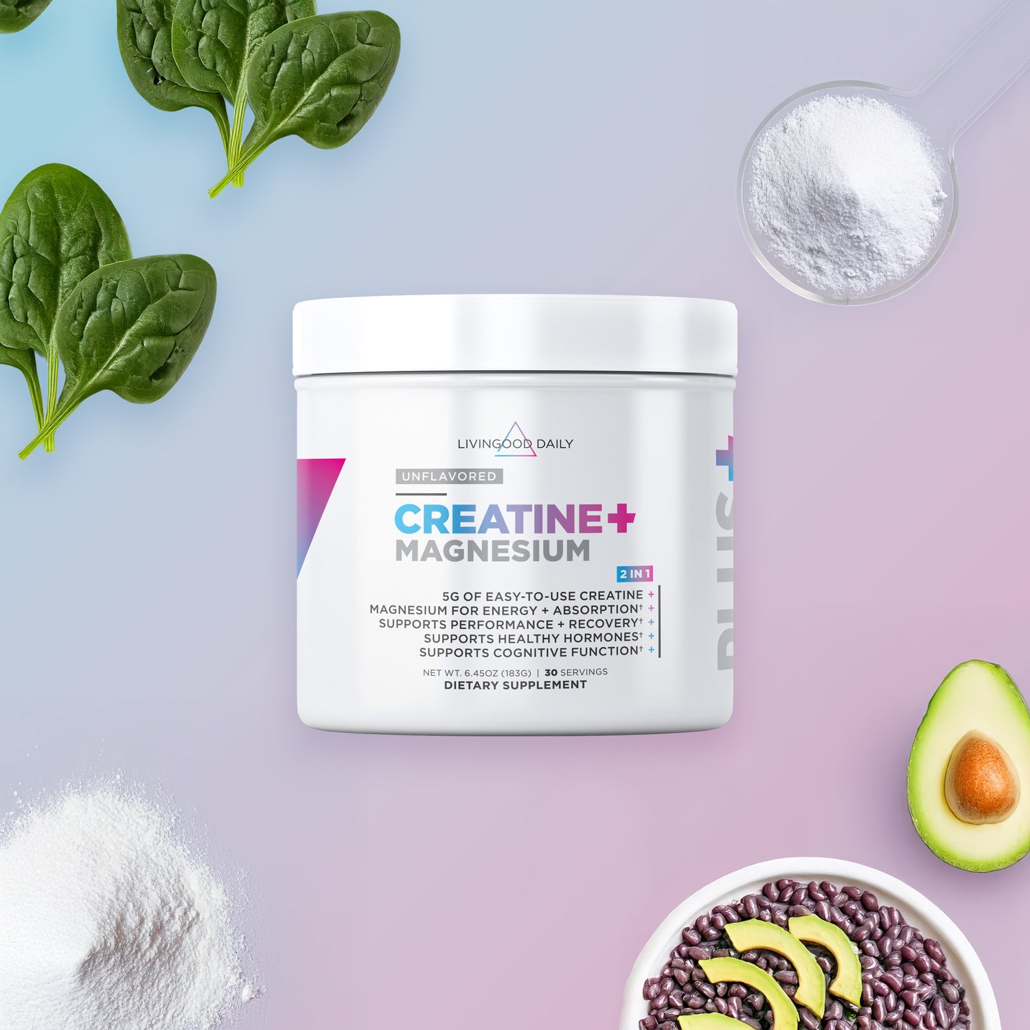 Livingood Daily Creatine + Magnesium