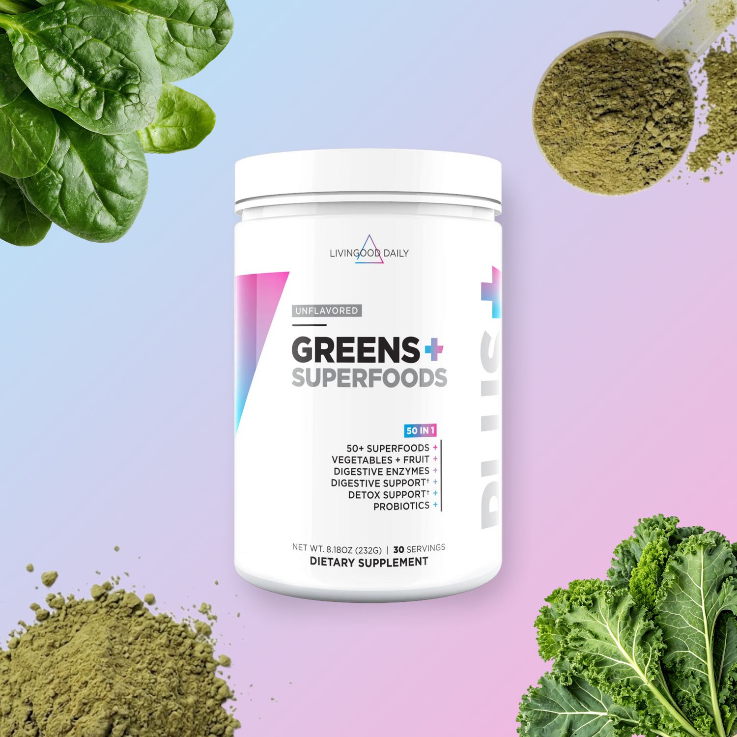 Livingood Daily Greens + Superfoods (Unflavored)