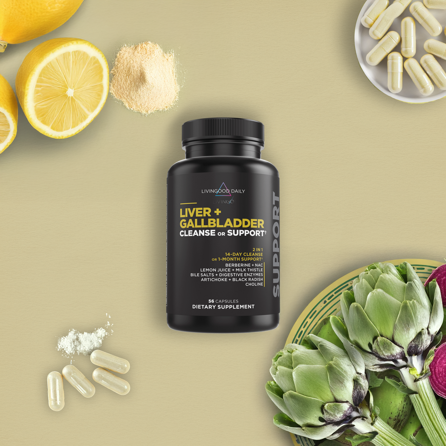 WAREHOUSE DEAL! Livingood Daily Liver + Gallbladder Cleanse or Support