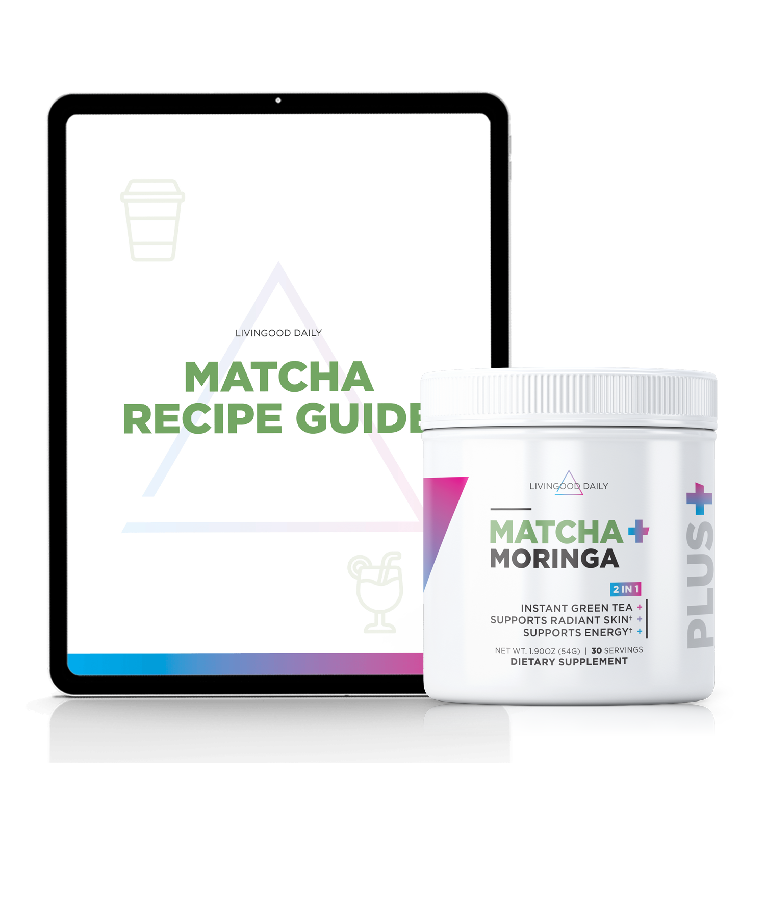 Livingood Daily Matcha + Moringa