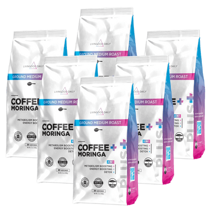 Livingood Daily Coffee + Moringa Ground Medium Roast