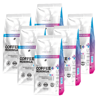 Livingood Daily Coffee + Moringa Whole Bean Medium Roast