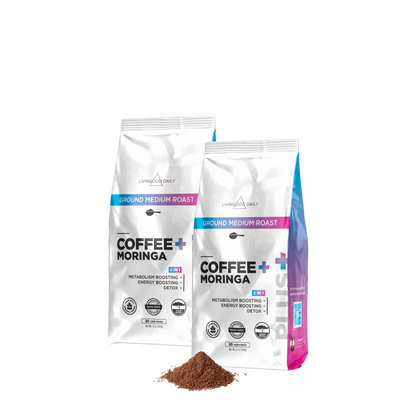 Livingood Daily Coffee + Moringa Ground Medium Roast