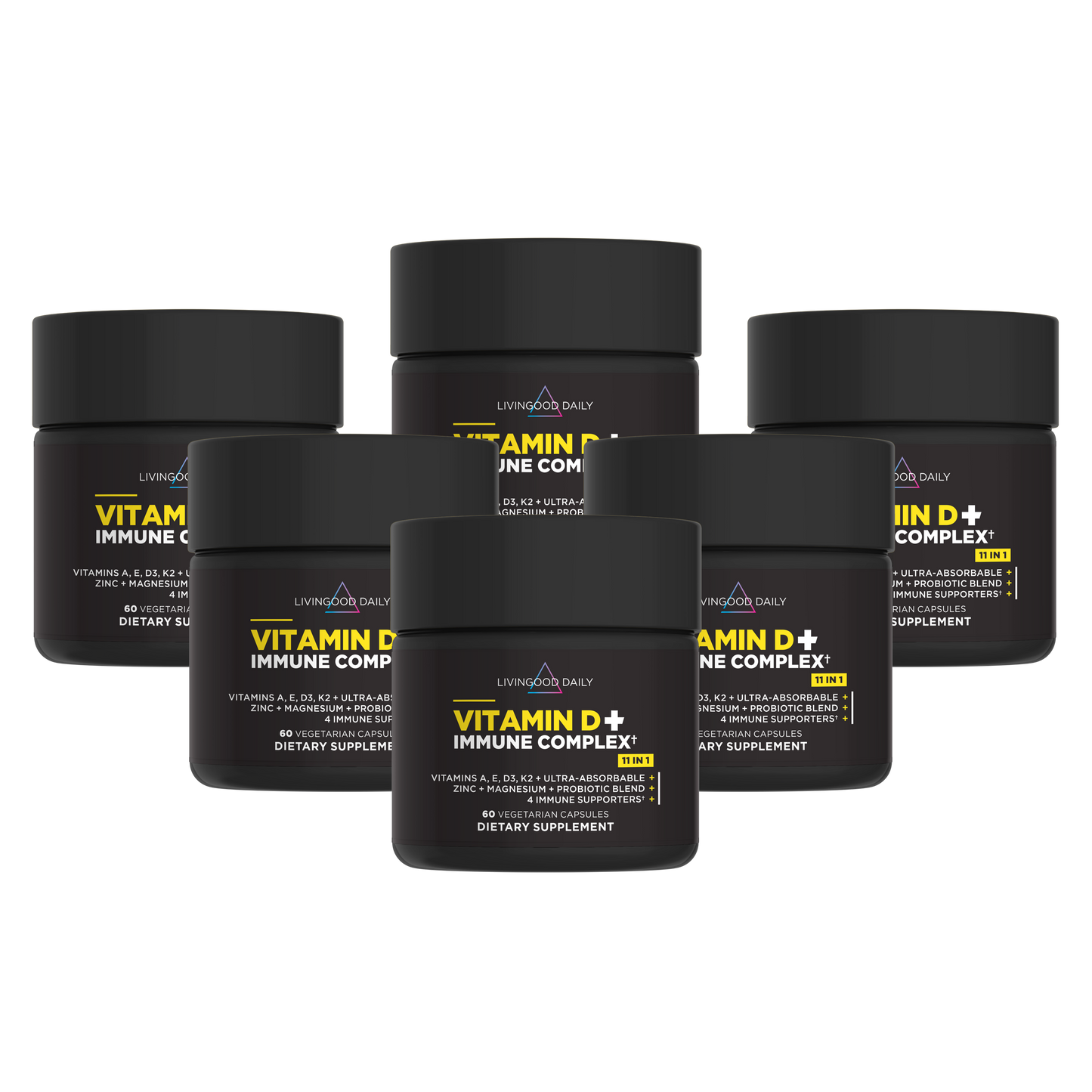 Livingood Daily Vitamin D + Immune Complex (6-pk)