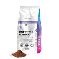 Livingood Daily Coffee + Moringa Ground Swiss Water Decaf