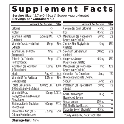 Unflavored Collagen + Multivitamin