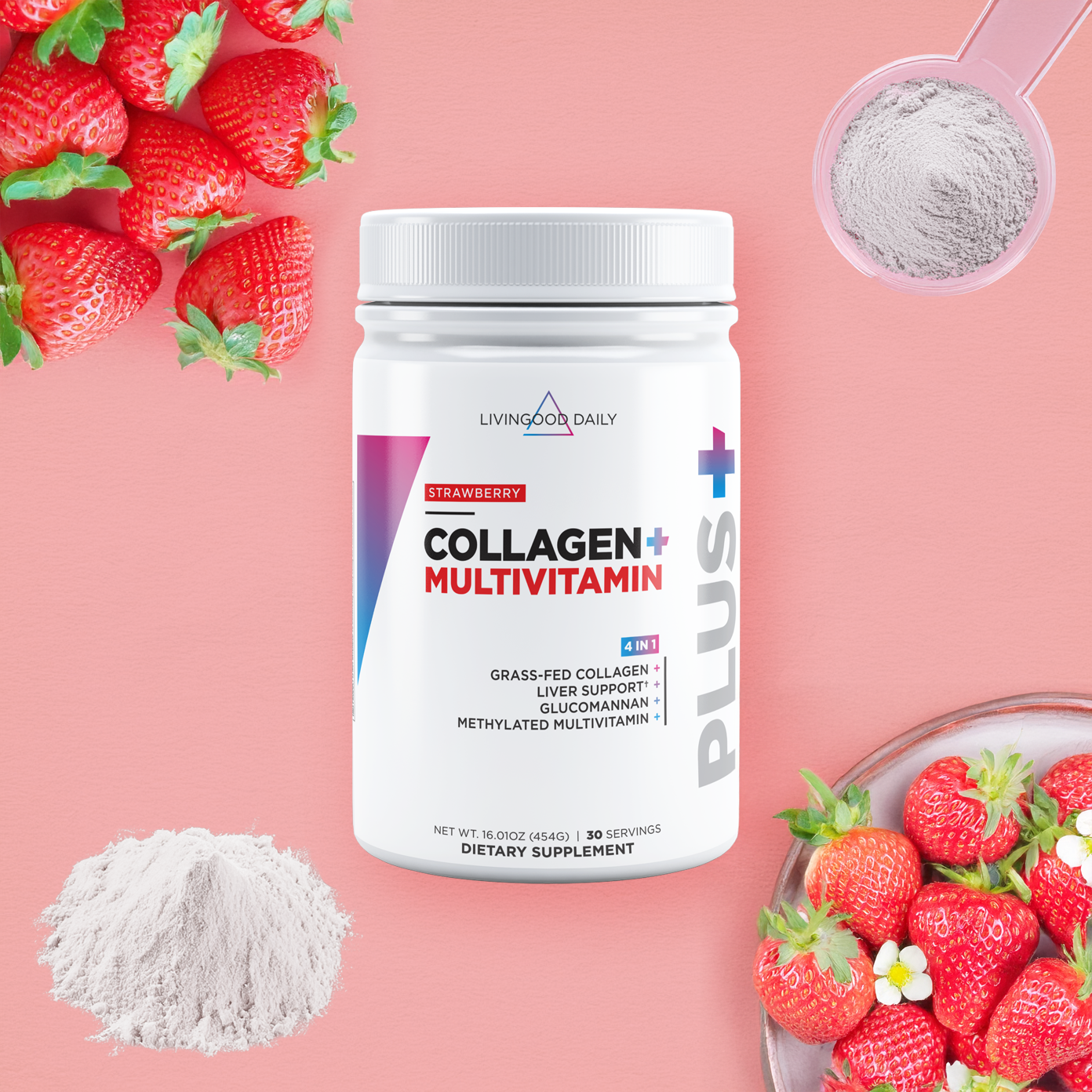 Strawberry Collagen + Multivitamin