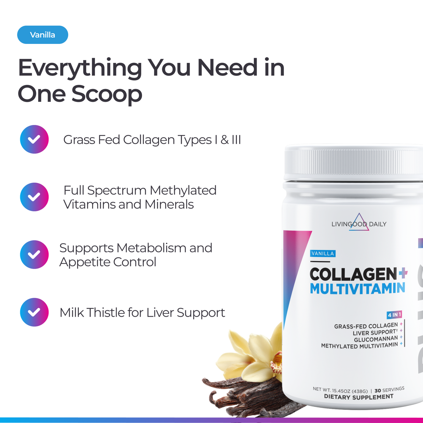 Vanilla Collagen + Multivitamin