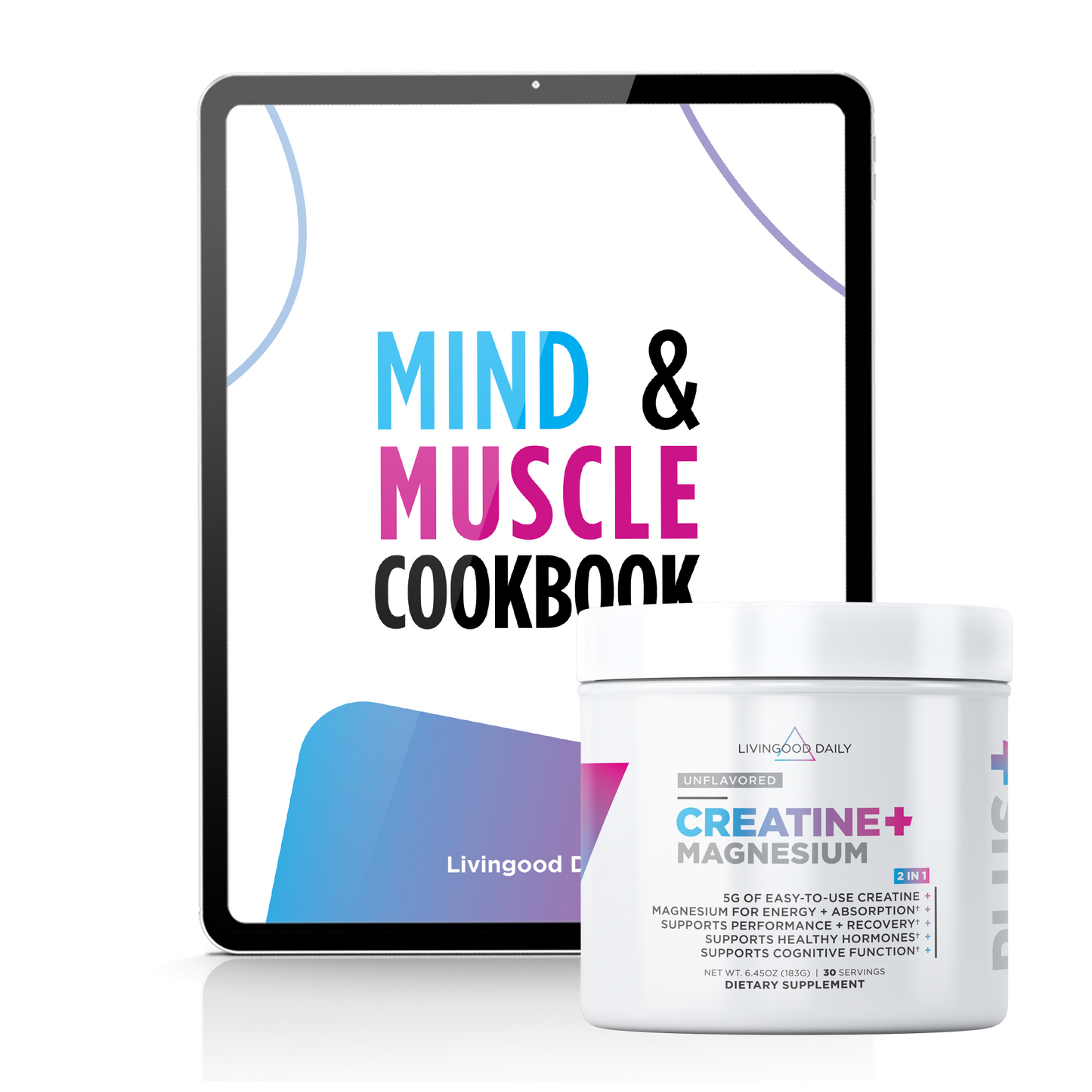 Livingood Daily Creatine + Magnesium (1-Pack)