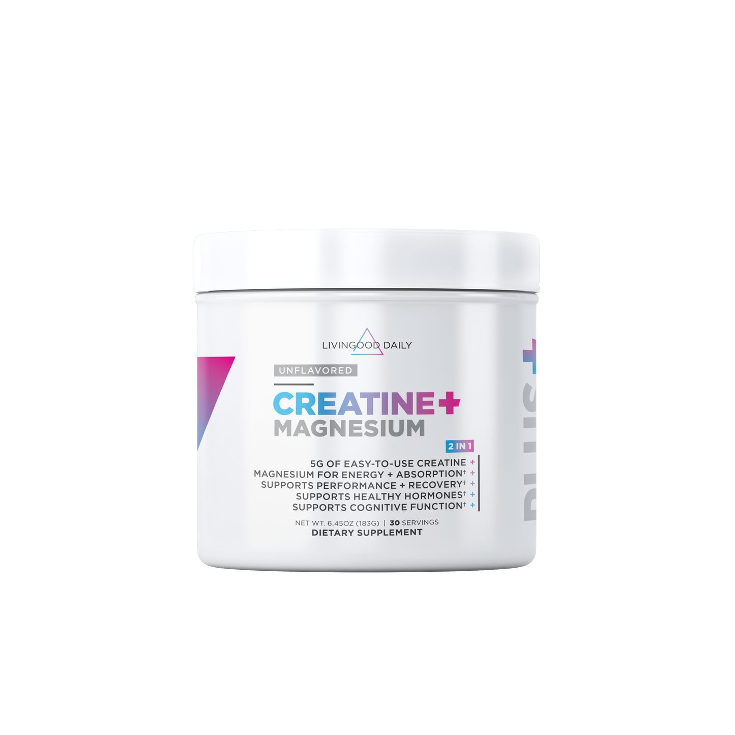 Livingood Daily Creatine + Magnesium (1-Pack)