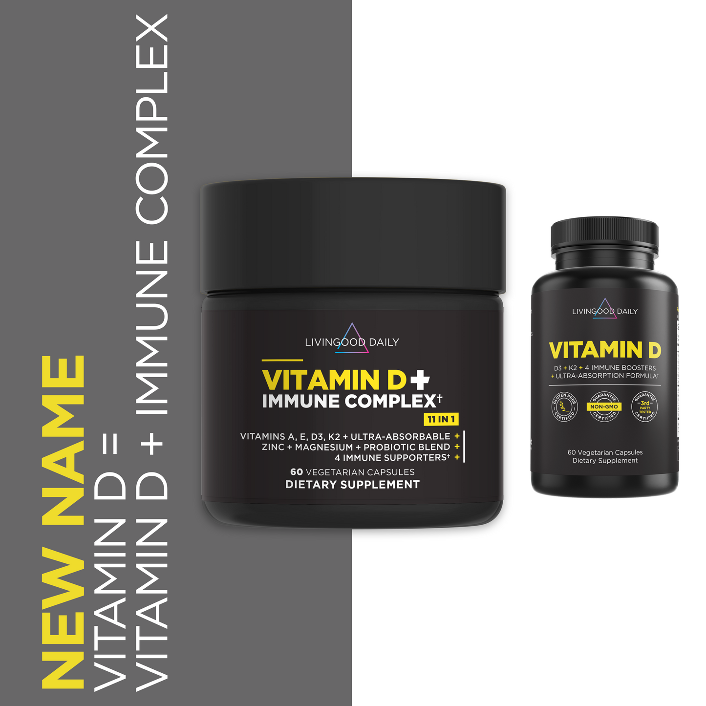 Livingood Daily Vitamin D + Immune Complex