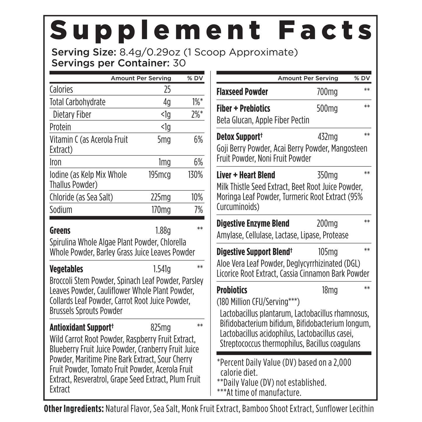 Livingood Daily Greens + Superfoods (Chocolate)