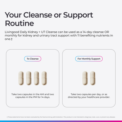Livingood Daily Kidney + UT Cleanse or Support