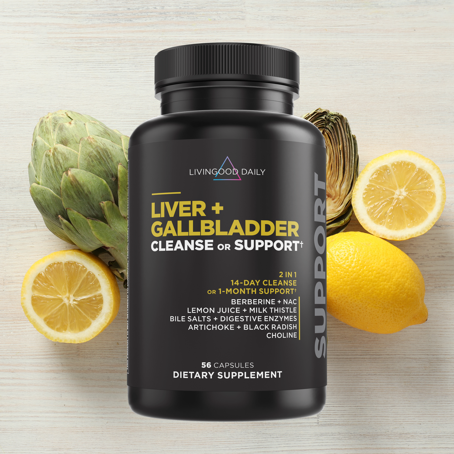 Livingood Daily Liver + Gallbladder Cleanse or Support