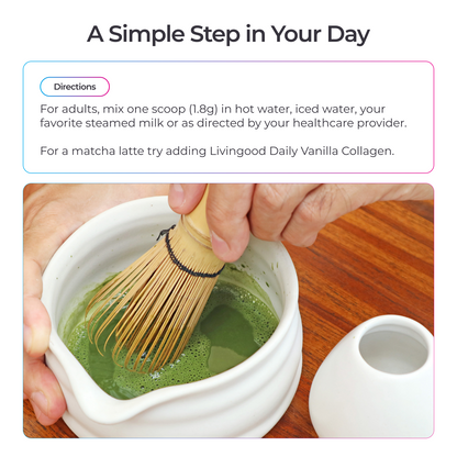 Livingood Daily Matcha + Moringa (2-Pack)