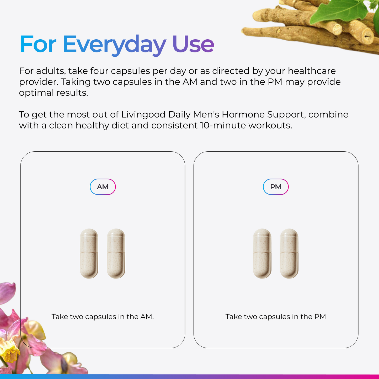 Livingood Daily Men's Hormone Support